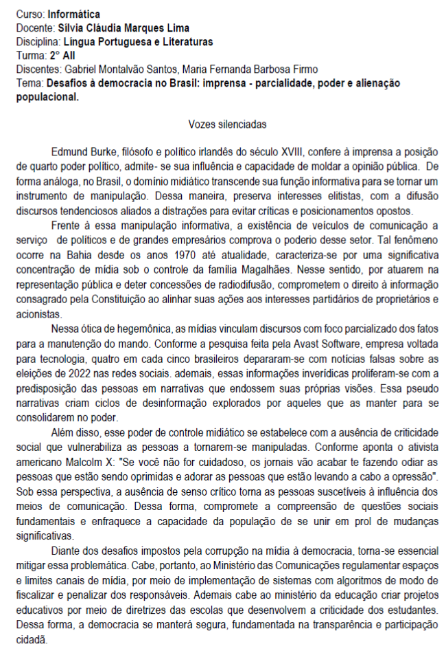 Alienação digital - 2AII